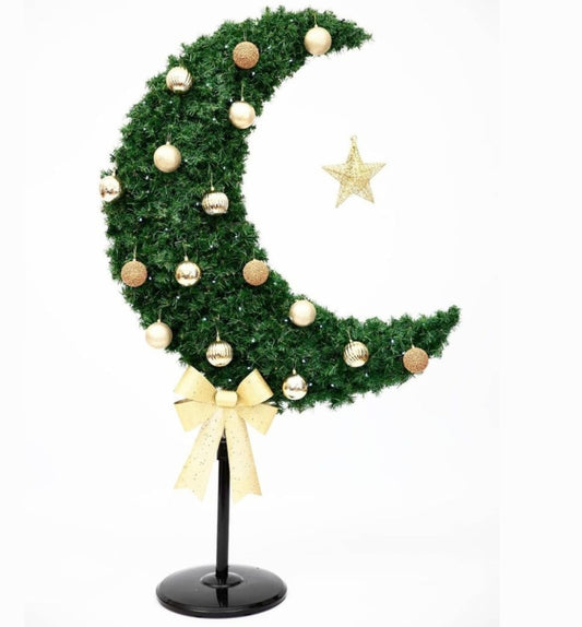 6ft Green Crescent Eid Tree
