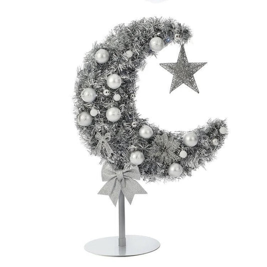 3ft White Crescent Eid Tree